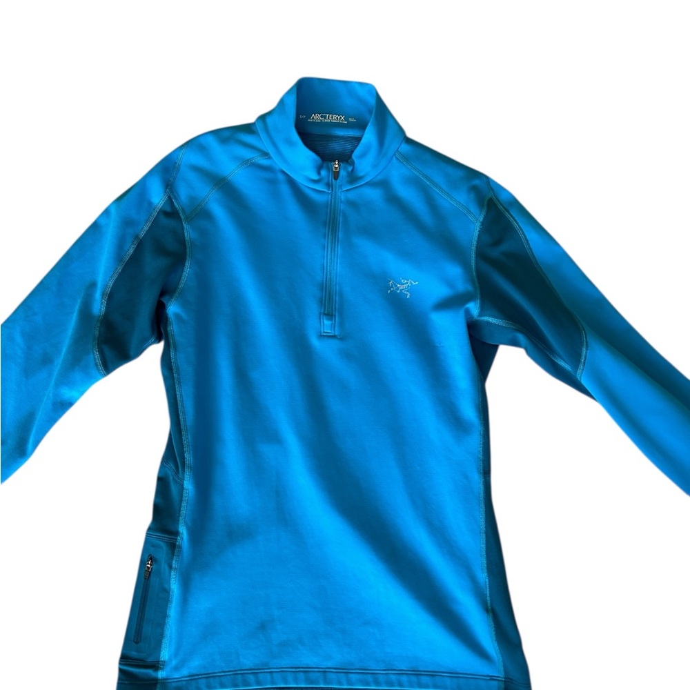 Arc'teryx Men’s Riptide Blue Quarter-Zip Pullover